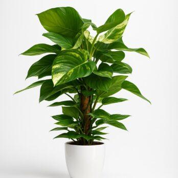 Pothos con tutor en maceta